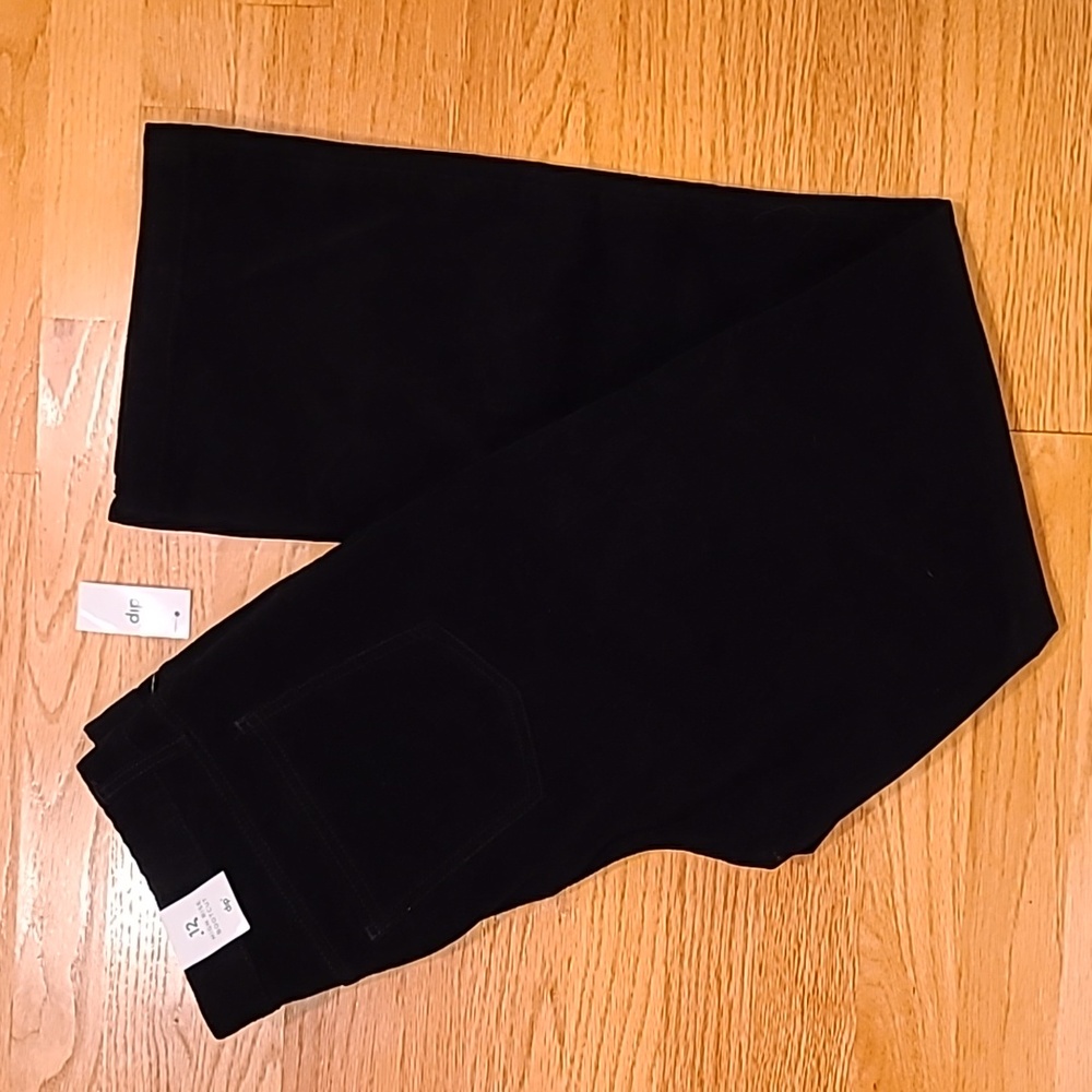 dip High-Rise Boot Cut Black Cords